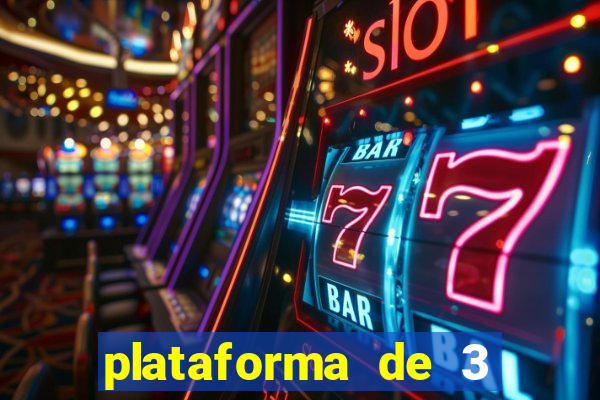 plataforma de 3 reais jogo